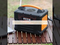 300W Portable Power Station Menangani Solar Power Bank UL Li-ion Battery Energy System Untuk Berkemah Di Luar Ruangan