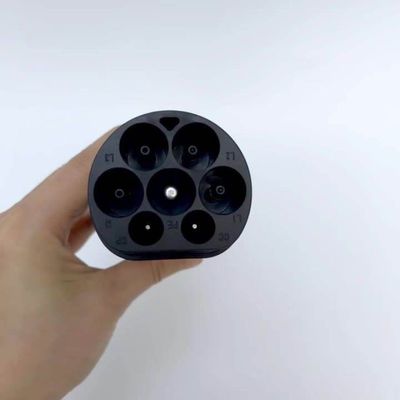 kualitas  Electric Vehicle SAE J1772 Type1 to Type2EV Charging Connector, AC EV Charger Adapter 22KW pabrik