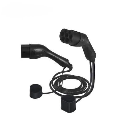 Kabel Pengisi Daya EV Tipe 2 Ke Tipe 2 Pengisi Daya Mobil Kendaraan Listrik 32A 3 Fase Untuk Audi BMW Tesla