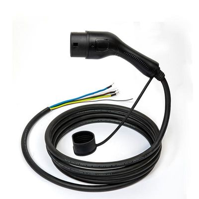 Type2 Kabel Pengisi Daya EV Standar Eropa Steker Kabel Pengisi Daya Mobil Listrik 3.5kW AC 250V