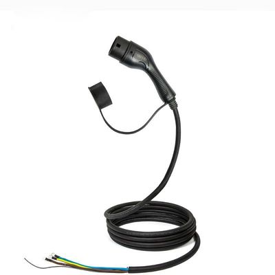 Single Gun IEC62196 Type2 Steker Pengisian Kendaraan Listrik 32A/1Phase EV Charger Kabel AC 250V