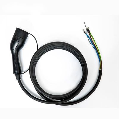 Single Gun IEC62196 Type2 Steker Pengisian Kendaraan Listrik 32A/1Phase EV Charger Kabel AC 250V