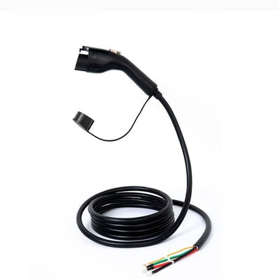 Kabel Charger Mobil Kendaraan Listrik AC 110V-240V 48Amp, Kabel Pengisian EV 11kW Tipe 1