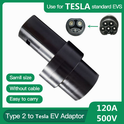 Tipe Adaptor 22KW2 Ke Tesla EV Konverter Adaptor Pengisi Daya DC 500V