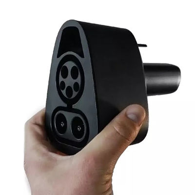 DC 1000V Tesla CCS Combo 1 Adaptor Amerika Utara, 400A CCS Combo 1 Ke TPC EV Charger Connector