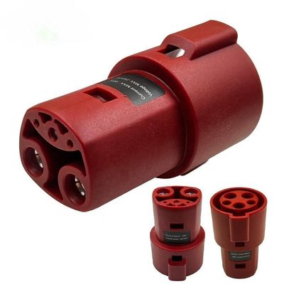AC 10 KW Tipe 1 Ke Tesla Adaptor Pengisi Daya EV SAE J1772 Ke Tesla Adaptor Pengisian Cepat 60A