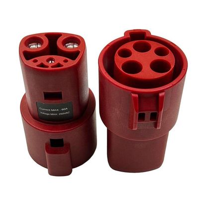 Asli OEM SAE J1772 Ke Tesla AC 250V Pengisian Charger Adaptor Untuk Model S 3 X Y