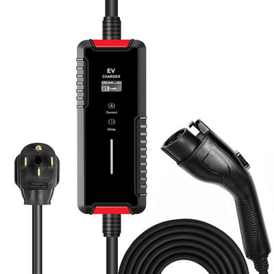 AC 16A Portable EV Car Charger 3.5kw Tipe 2 Stasiun Pengisian EV untuk Kendaraan Listrik