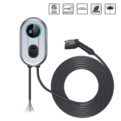 AC 240V Wallbox EV Charging Station 48A Level 2 Kendaraan Listrik EV Car Charger 1M Hard-Wired