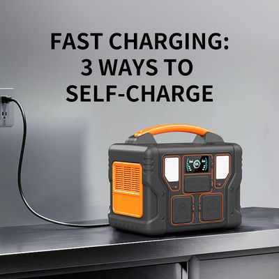 Pasokan Pembangkit Listrik Portabel 300W 266,4Wh Sumber Daya Luar Ruangan Standar UE