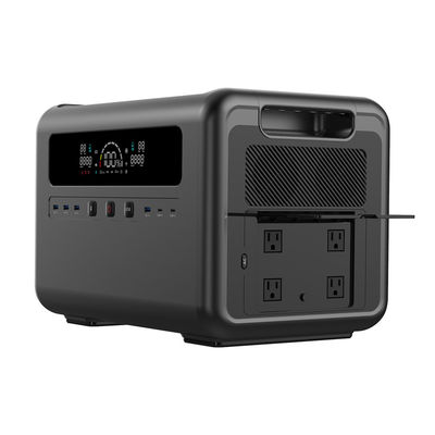 2400W LiFePO4 Baterai Solar Generator AC / DC Output Pembangkit Listrik Portabel 2304Wh Untuk Di Luar Ruangan