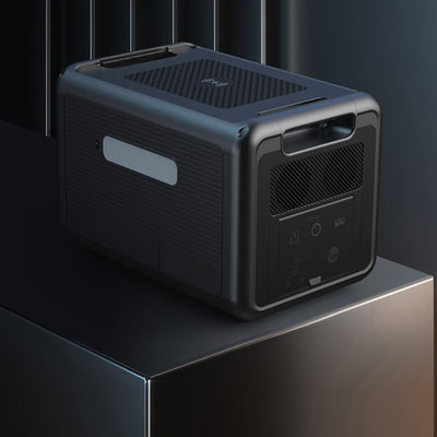 Pembangkit Listrik Portabel 2400W Generator Tenaga Surya 2304Wh, Pasokan Baterai LiFePO4