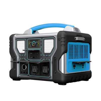 Pembangkit Listrik Portabel 400W Max Solar Pengisian Input Baterai LiFePO4 Generator Surya