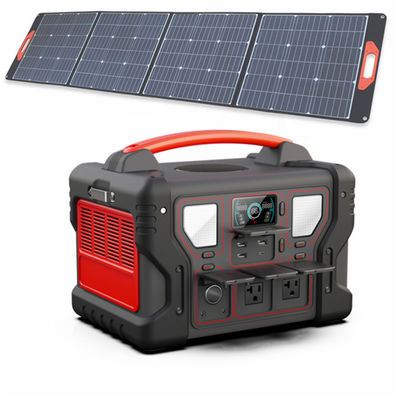 300W/500W/700W/1000W Portable Power Baterai Bank Station Charger AC Solar generator Lithium 10% ~ 90% Operasi Kelembaban