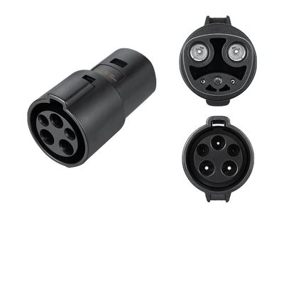 250V AC EV Pengisian Charger Adaptor Untuk Tesla Model 3/Y/S/X SAE J1772 60Amp