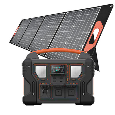 Generator Portabel 300/500/700 / 1000W Pembangkit Listrik Tenaga Surya Catu Daya Darurat Dengan LCD